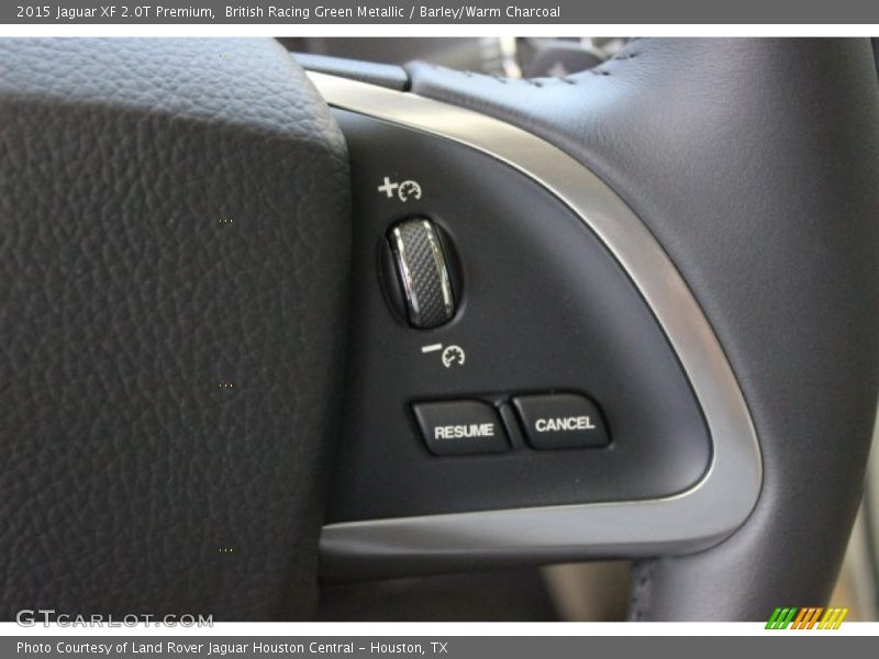 British Racing Green Metallic / Barley/Warm Charcoal 2015 Jaguar XF 2.0T Premium