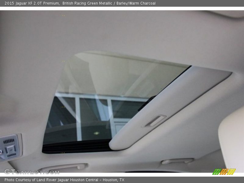 British Racing Green Metallic / Barley/Warm Charcoal 2015 Jaguar XF 2.0T Premium