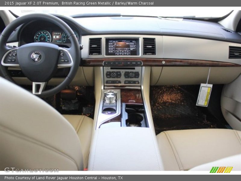 British Racing Green Metallic / Barley/Warm Charcoal 2015 Jaguar XF 2.0T Premium