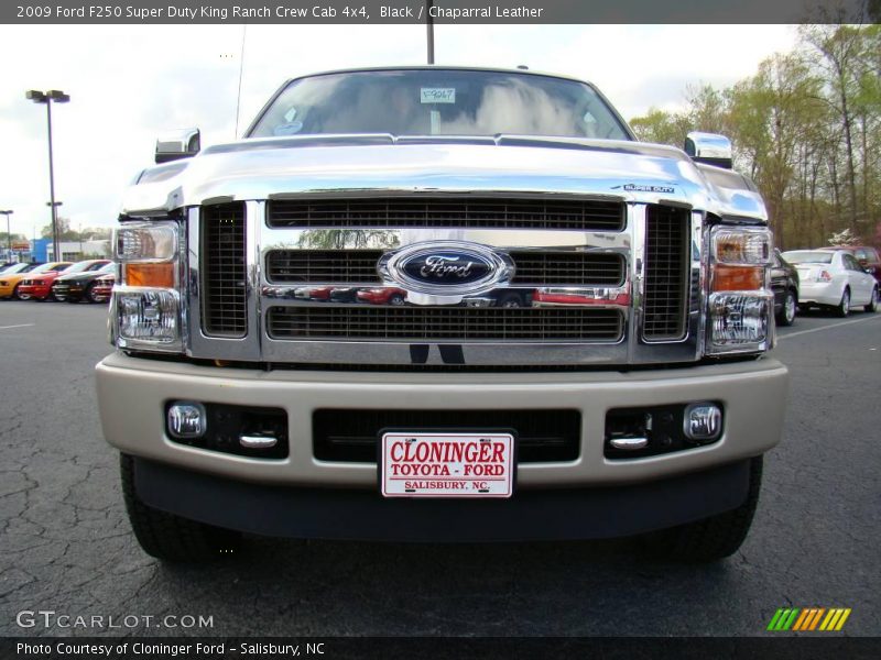 Black / Chaparral Leather 2009 Ford F250 Super Duty King Ranch Crew Cab 4x4