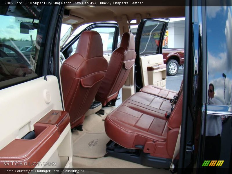 Black / Chaparral Leather 2009 Ford F250 Super Duty King Ranch Crew Cab 4x4