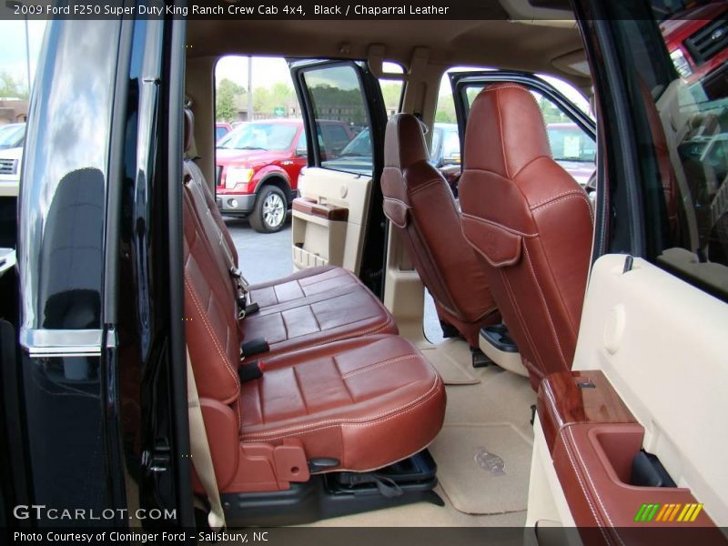 Black / Chaparral Leather 2009 Ford F250 Super Duty King Ranch Crew Cab 4x4