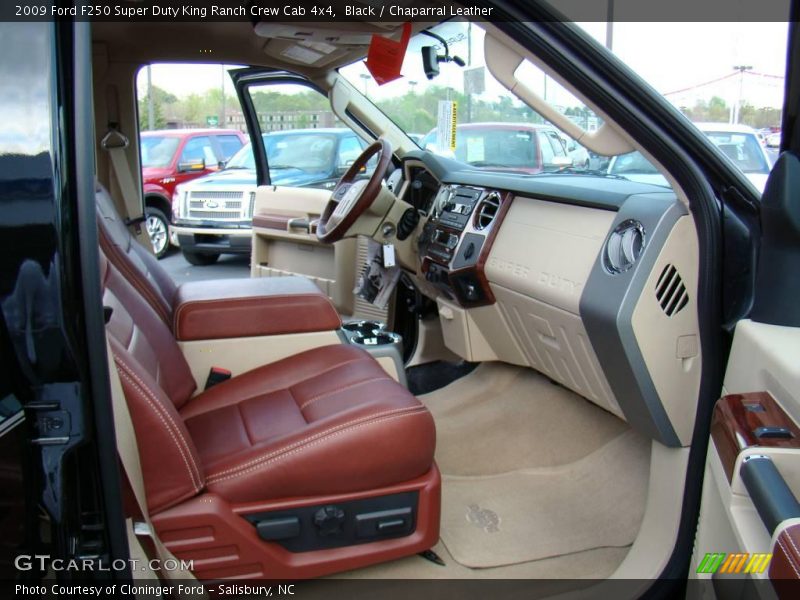 Black / Chaparral Leather 2009 Ford F250 Super Duty King Ranch Crew Cab 4x4