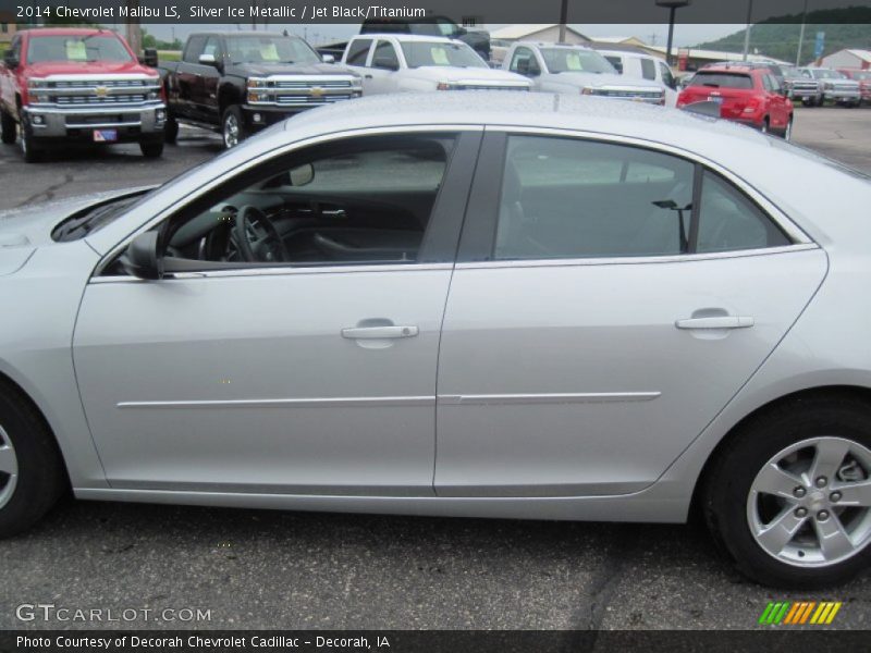 Silver Ice Metallic / Jet Black/Titanium 2014 Chevrolet Malibu LS