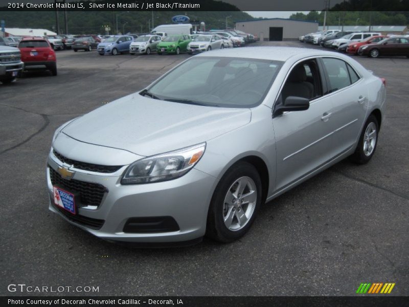 Silver Ice Metallic / Jet Black/Titanium 2014 Chevrolet Malibu LS