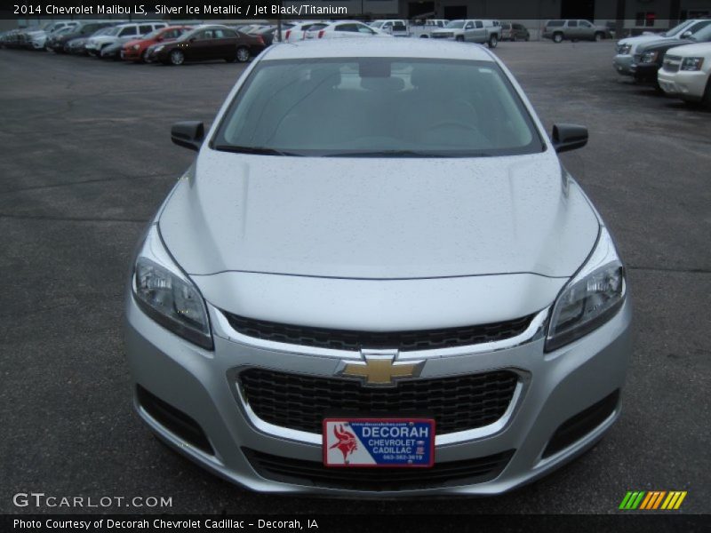 Silver Ice Metallic / Jet Black/Titanium 2014 Chevrolet Malibu LS