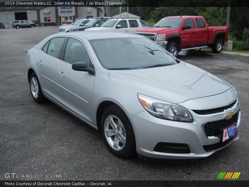 Silver Ice Metallic / Jet Black/Titanium 2014 Chevrolet Malibu LS