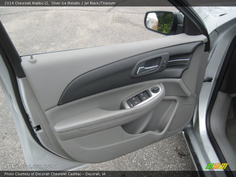 Silver Ice Metallic / Jet Black/Titanium 2014 Chevrolet Malibu LS