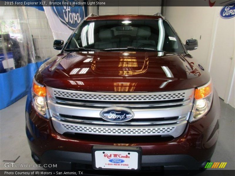 Bronze Fire / Medium Light Stone 2015 Ford Explorer XLT