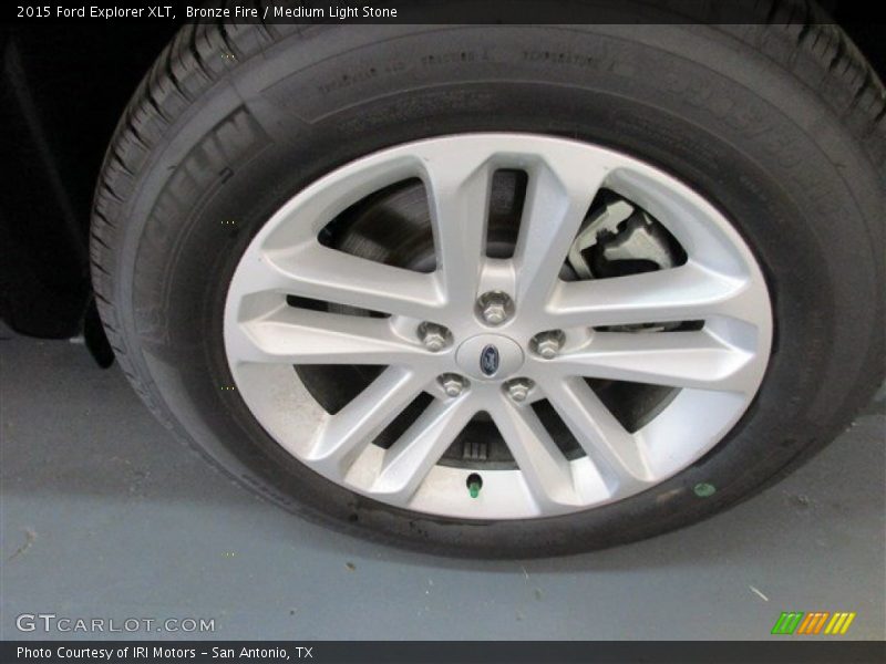 Bronze Fire / Medium Light Stone 2015 Ford Explorer XLT