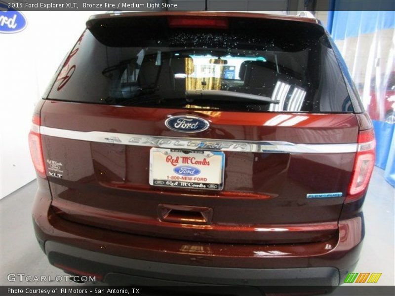 Bronze Fire / Medium Light Stone 2015 Ford Explorer XLT