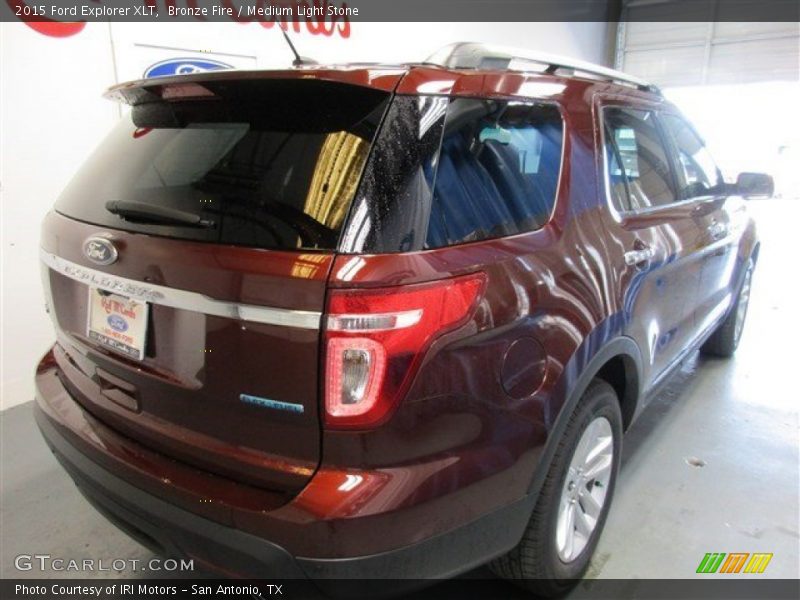Bronze Fire / Medium Light Stone 2015 Ford Explorer XLT