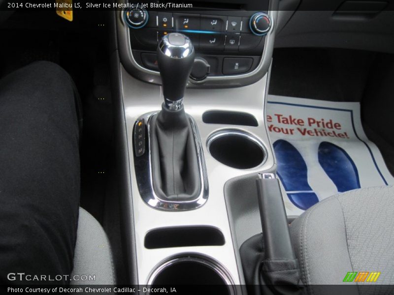 Silver Ice Metallic / Jet Black/Titanium 2014 Chevrolet Malibu LS