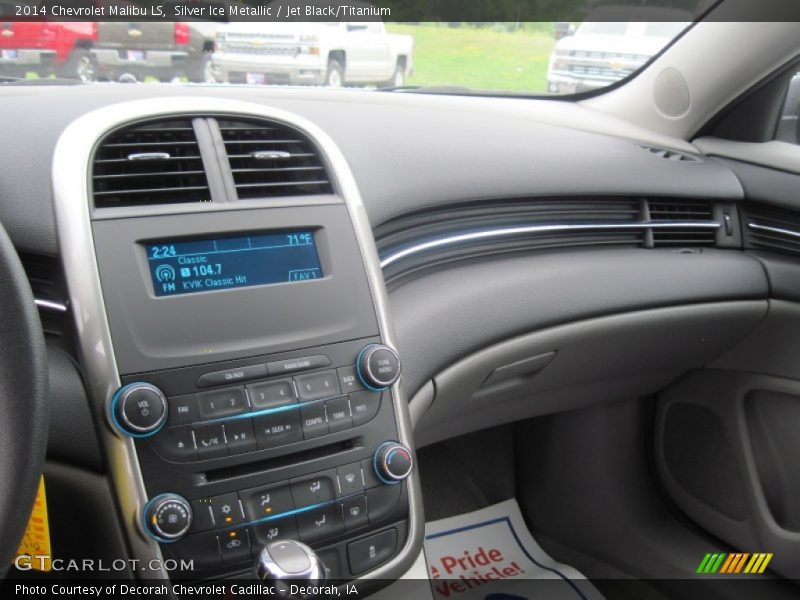 Silver Ice Metallic / Jet Black/Titanium 2014 Chevrolet Malibu LS