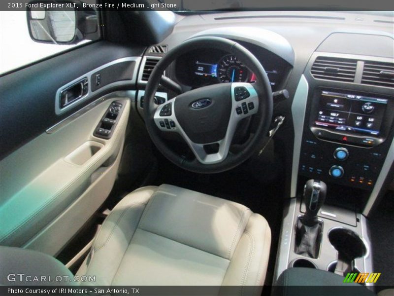 Bronze Fire / Medium Light Stone 2015 Ford Explorer XLT