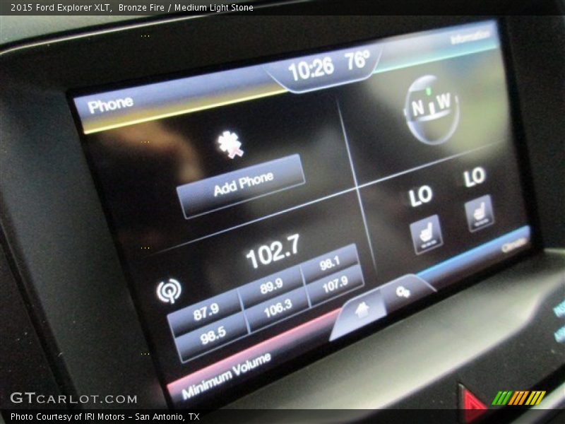 Bronze Fire / Medium Light Stone 2015 Ford Explorer XLT