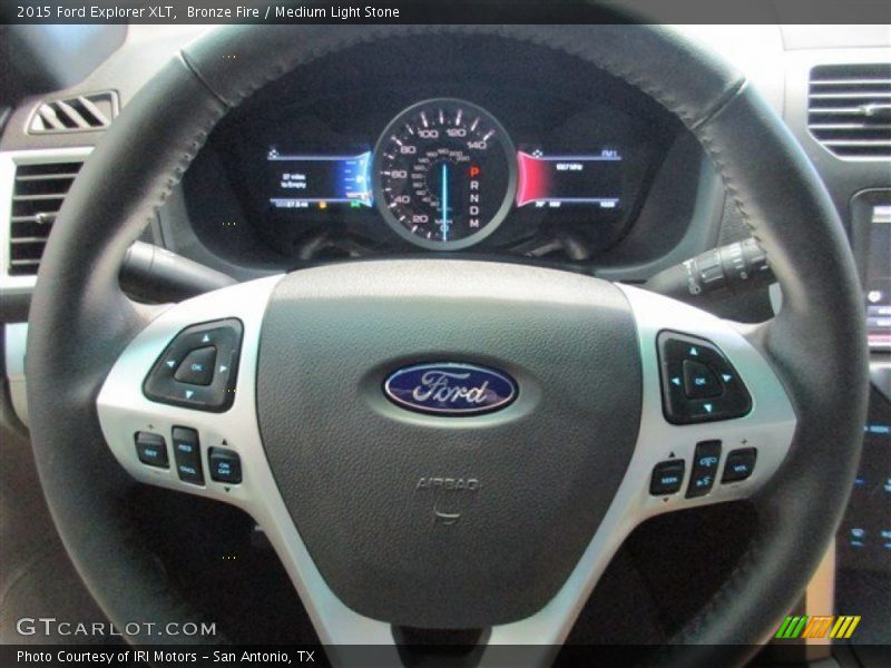 Bronze Fire / Medium Light Stone 2015 Ford Explorer XLT