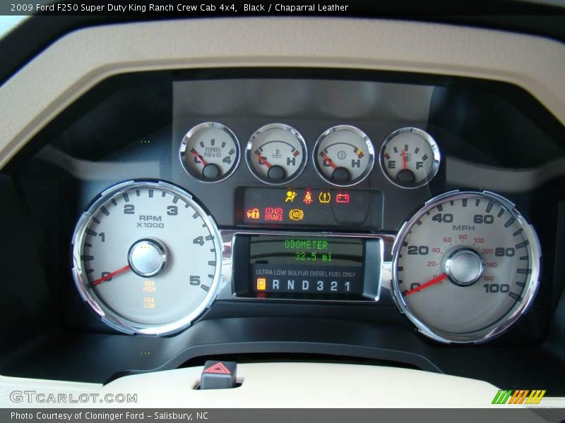 Black / Chaparral Leather 2009 Ford F250 Super Duty King Ranch Crew Cab 4x4