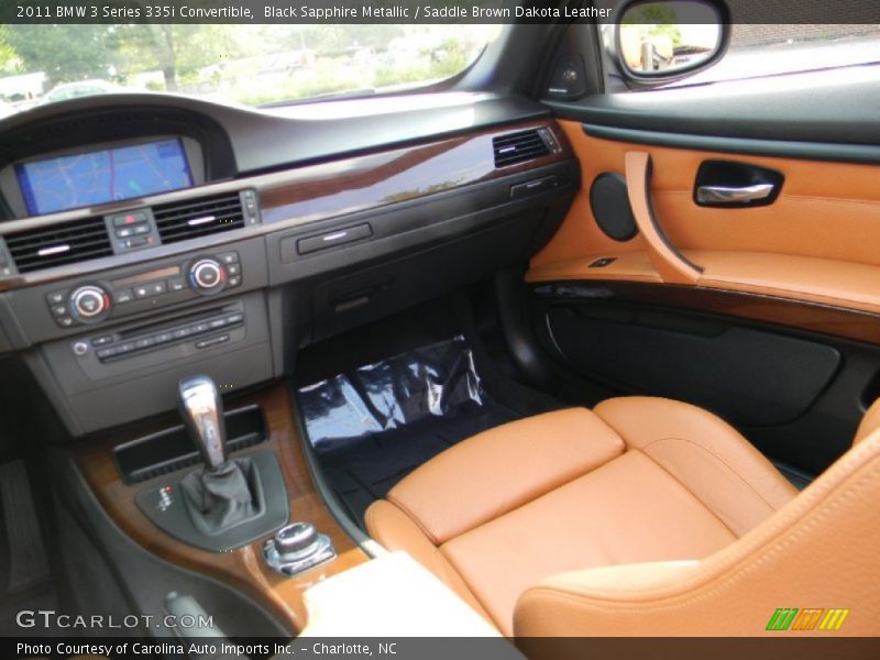 Black Sapphire Metallic / Saddle Brown Dakota Leather 2011 BMW 3 Series 335i Convertible