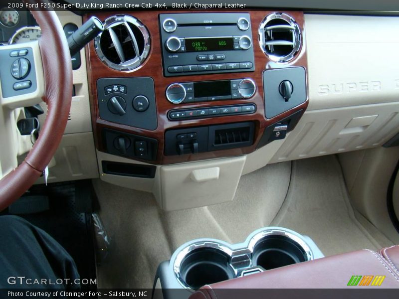 Black / Chaparral Leather 2009 Ford F250 Super Duty King Ranch Crew Cab 4x4