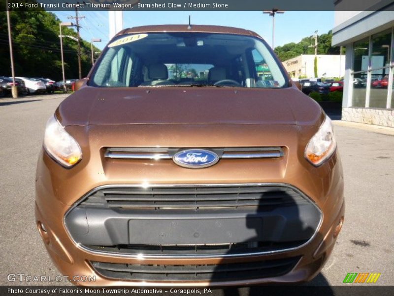 Burnished Glow / Medium Stone 2014 Ford Transit Connect Titanium Wagon