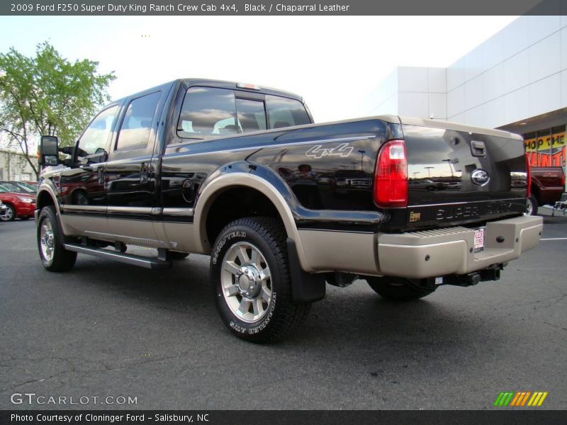 Black / Chaparral Leather 2009 Ford F250 Super Duty King Ranch Crew Cab 4x4