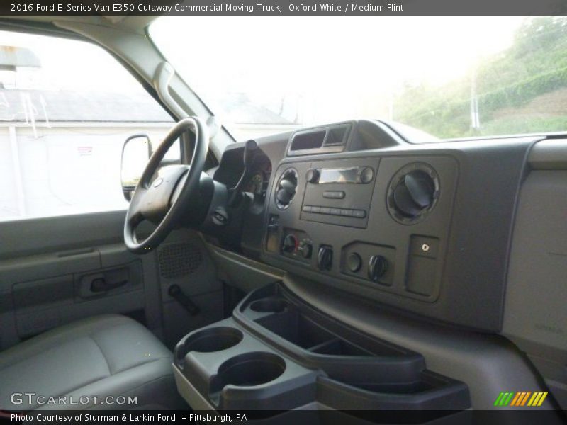 Oxford White / Medium Flint 2016 Ford E-Series Van E350 Cutaway Commercial Moving Truck