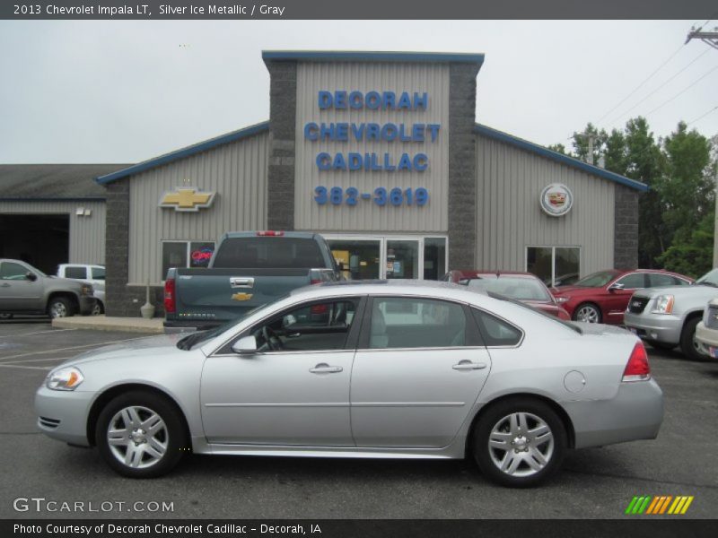 Silver Ice Metallic / Gray 2013 Chevrolet Impala LT