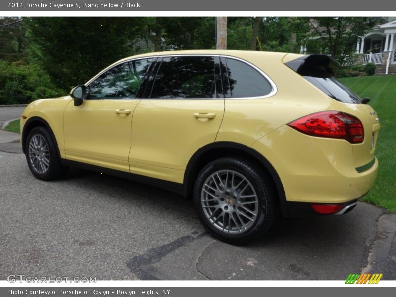 Sand Yellow / Black 2012 Porsche Cayenne S