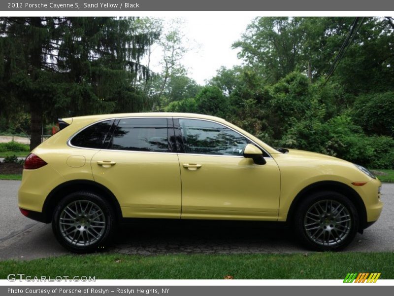 Sand Yellow / Black 2012 Porsche Cayenne S