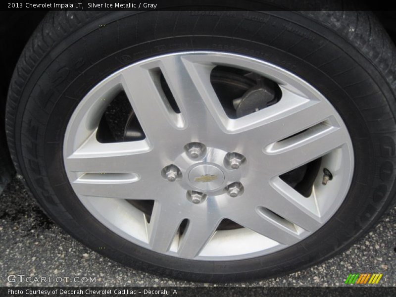 Silver Ice Metallic / Gray 2013 Chevrolet Impala LT