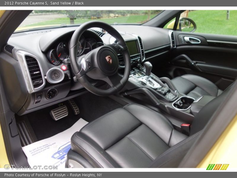  2012 Cayenne S Black Interior