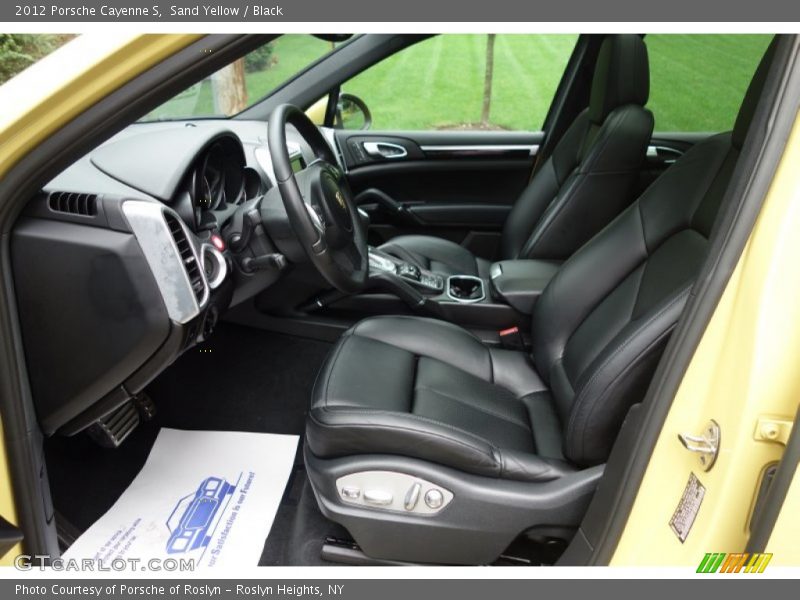 Sand Yellow / Black 2012 Porsche Cayenne S