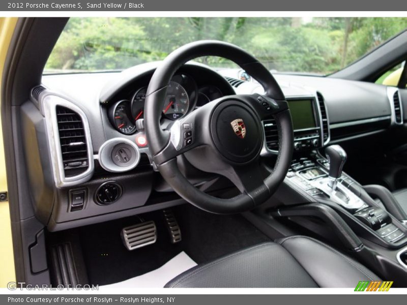 Sand Yellow / Black 2012 Porsche Cayenne S