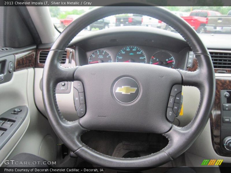 Silver Ice Metallic / Gray 2013 Chevrolet Impala LT