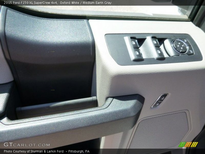 Oxford White / Medium Earth Gray 2015 Ford F150 XL SuperCrew 4x4