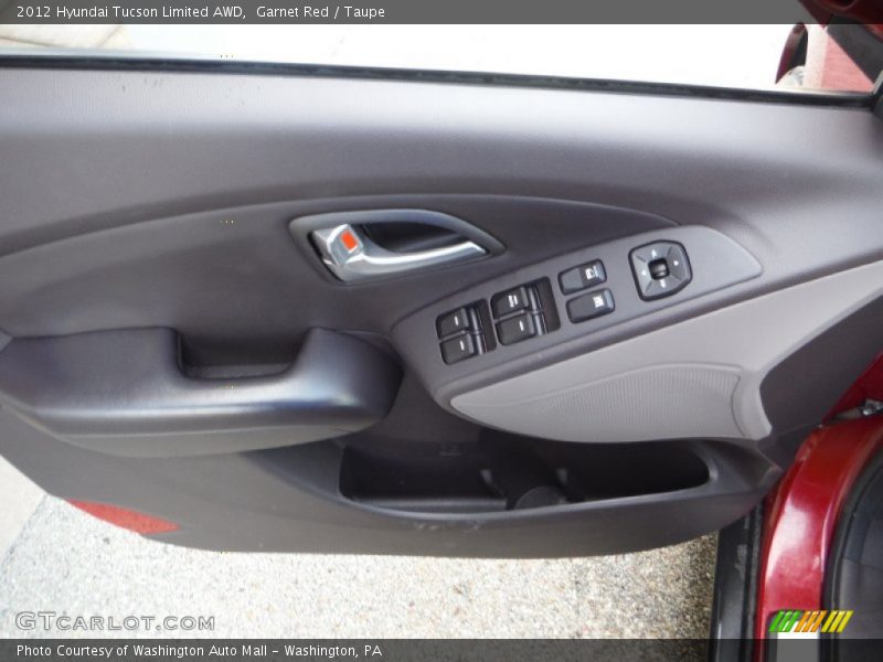 Garnet Red / Taupe 2012 Hyundai Tucson Limited AWD