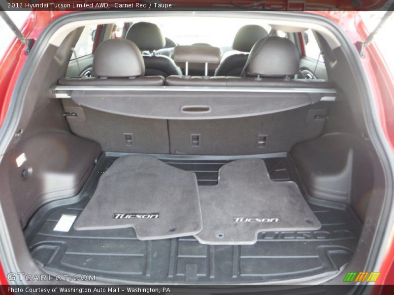 Garnet Red / Taupe 2012 Hyundai Tucson Limited AWD