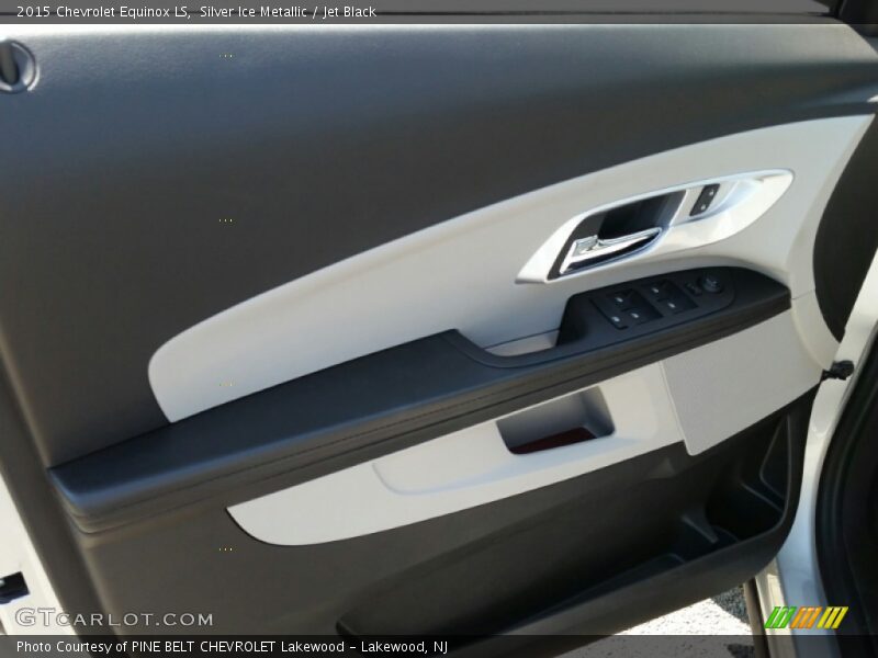 Silver Ice Metallic / Jet Black 2015 Chevrolet Equinox LS