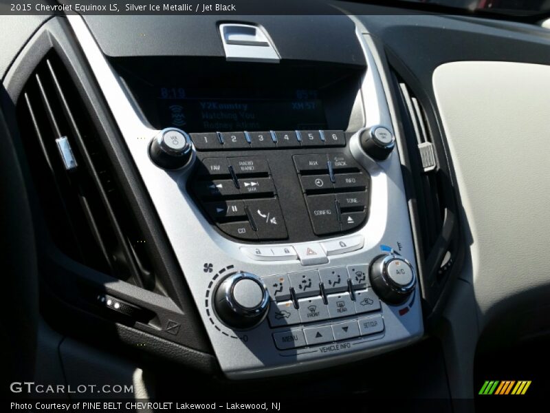 Silver Ice Metallic / Jet Black 2015 Chevrolet Equinox LS