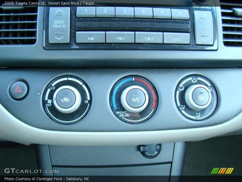 Desert Sand Mica / Taupe 2005 Toyota Camry LE
