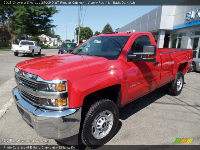 Victory Red / Jet Black/Dark Ash 2015 Chevrolet Silverado 2500HD WT Regular Cab 4x4