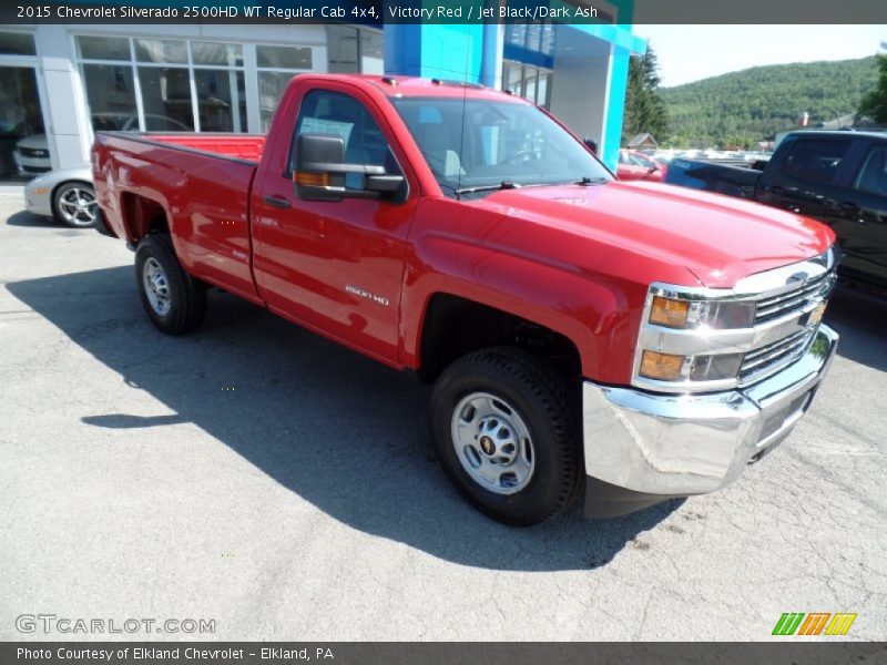 Victory Red / Jet Black/Dark Ash 2015 Chevrolet Silverado 2500HD WT Regular Cab 4x4