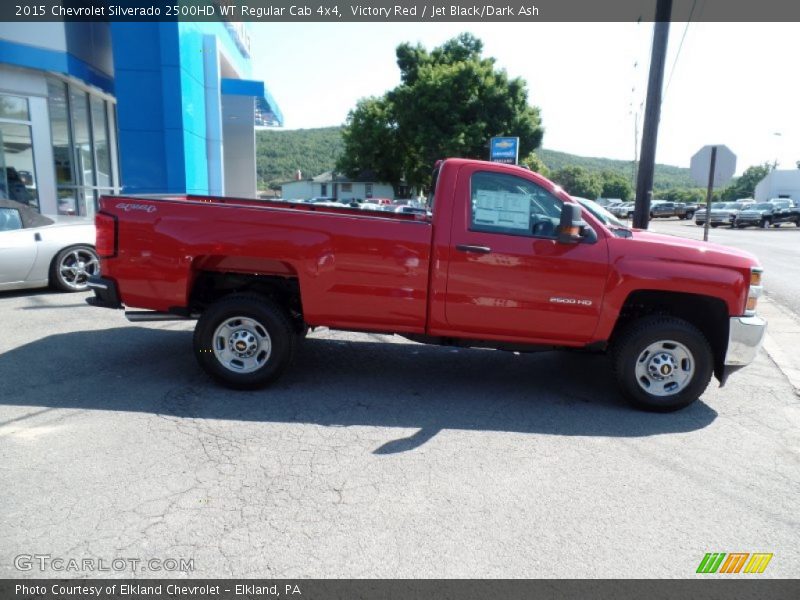 Victory Red / Jet Black/Dark Ash 2015 Chevrolet Silverado 2500HD WT Regular Cab 4x4
