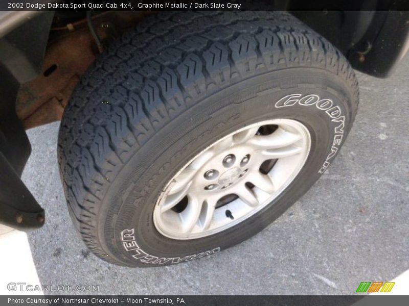 Graphite Metallic / Dark Slate Gray 2002 Dodge Dakota Sport Quad Cab 4x4