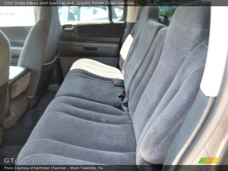 Graphite Metallic / Dark Slate Gray 2002 Dodge Dakota Sport Quad Cab 4x4