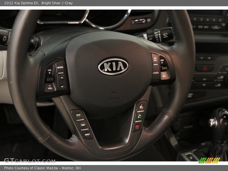 Bright Silver / Gray 2012 Kia Optima EX