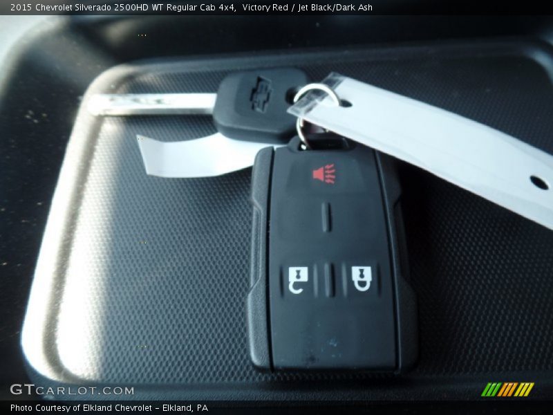 Victory Red / Jet Black/Dark Ash 2015 Chevrolet Silverado 2500HD WT Regular Cab 4x4