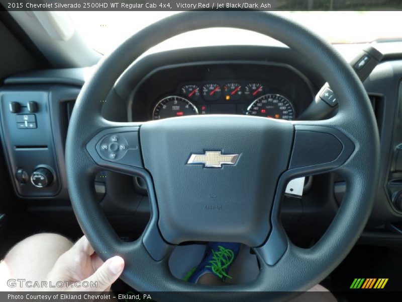 Victory Red / Jet Black/Dark Ash 2015 Chevrolet Silverado 2500HD WT Regular Cab 4x4