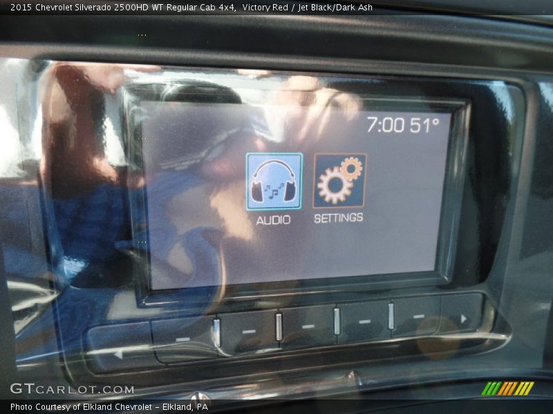 Victory Red / Jet Black/Dark Ash 2015 Chevrolet Silverado 2500HD WT Regular Cab 4x4